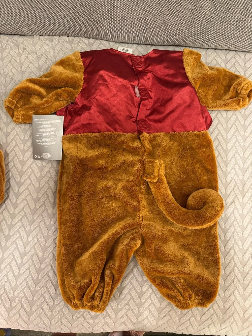 Disney baby Abu monkey from Aladdin costume size 3-6 months NWT